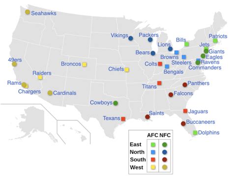 nfc stands for in nfl|afc vs nfc map.